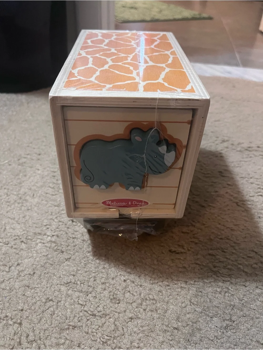 Melissa & Doug Safari Animal Rescue Truck Puzzle - Orange, White, Yellow, Black